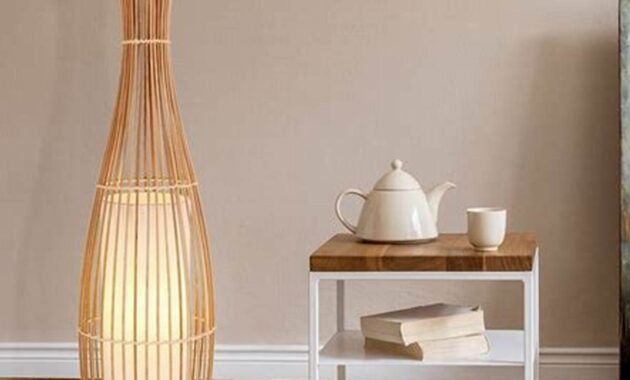 Natürliche Eleganz: Nachhaltige Stehlampen aus Bambus